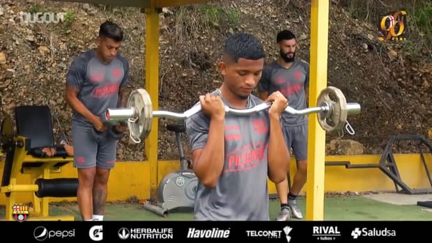 Barcelona SC return to training after beating Boca Juniors